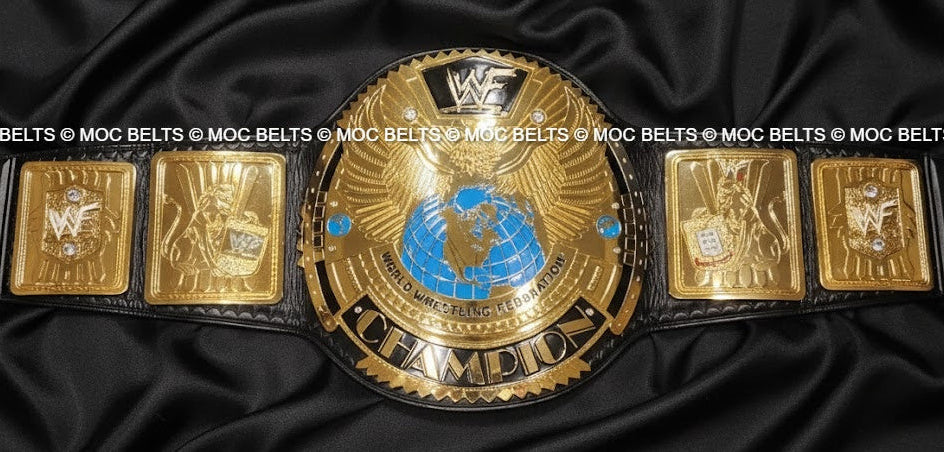 WWF Big Eagle scratch logo belt (Premium) - Moc Belts
