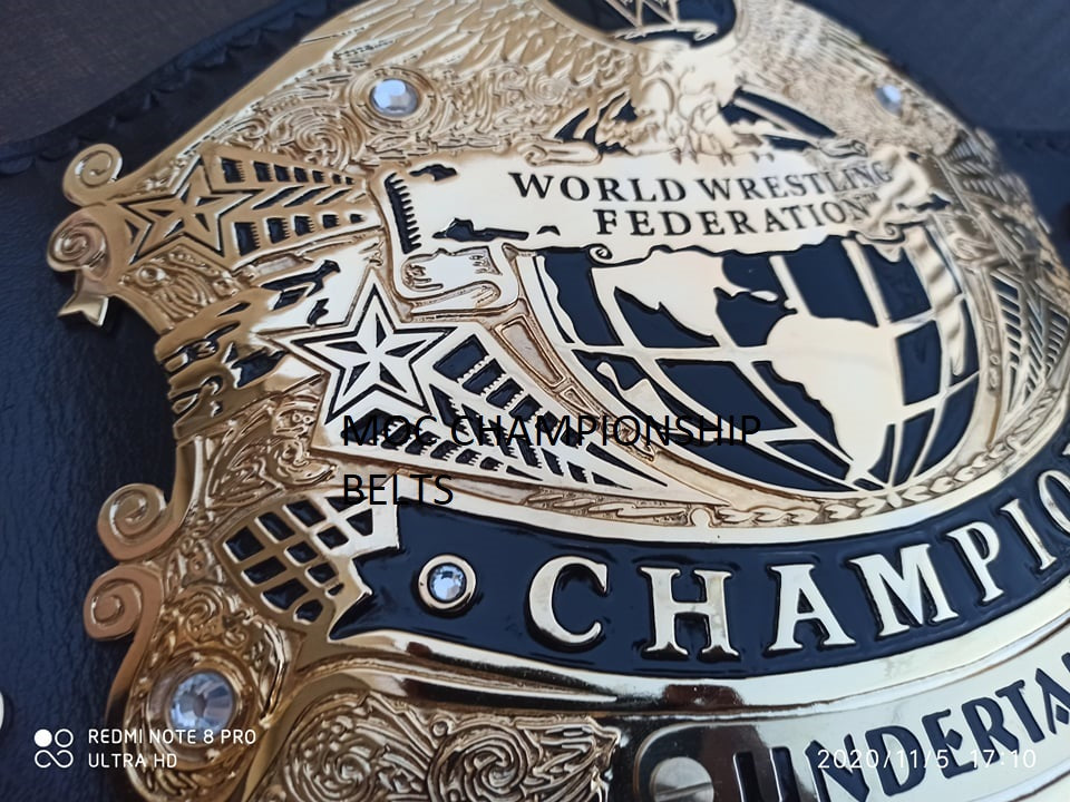 Undisputed Championship Belt (Premium 24 karate gold) - Moc Belts