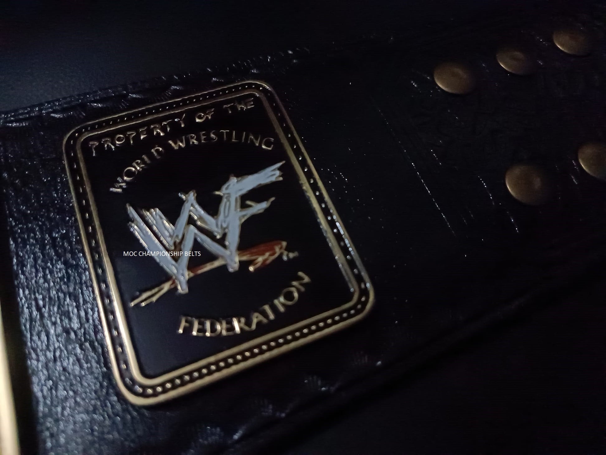 Attitude Era "BIG EAGLE" scratch (Economy series) - Moc Belts