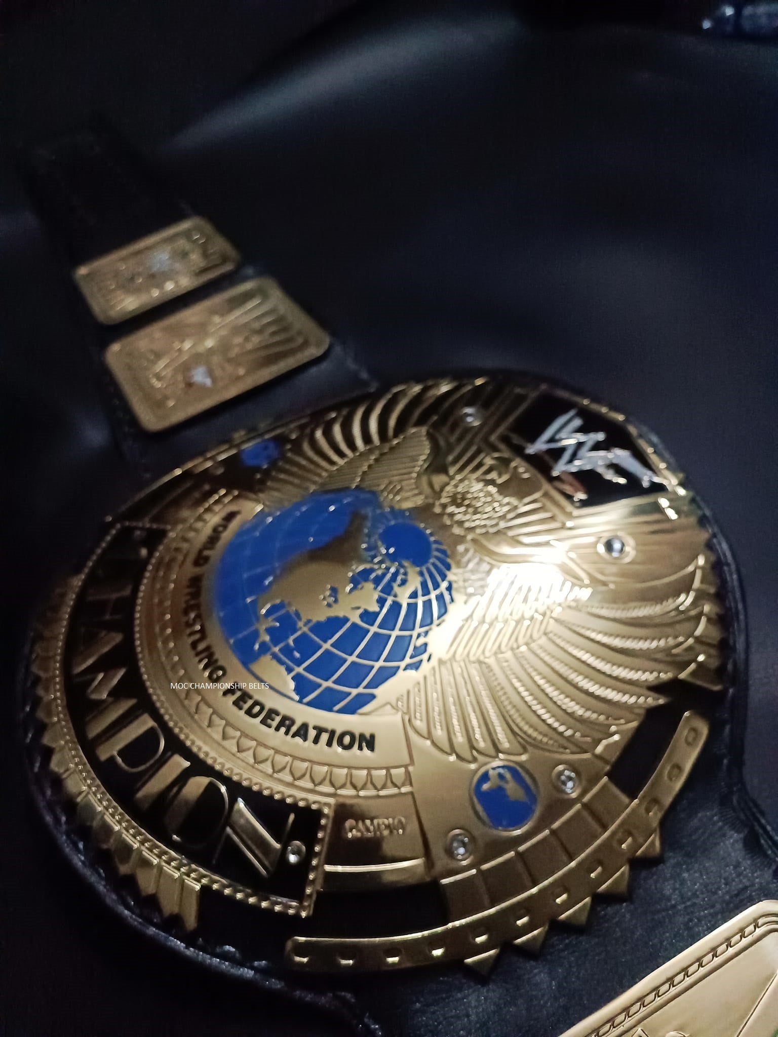 Attitude Era "BIG EAGLE" scratch (Economy series) - Moc Belts