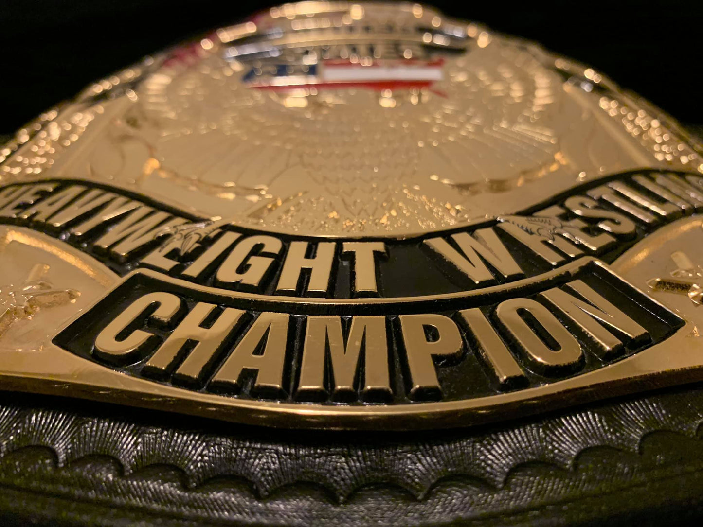 WCW US championship belt (24k swiss gold) - Moc Belts