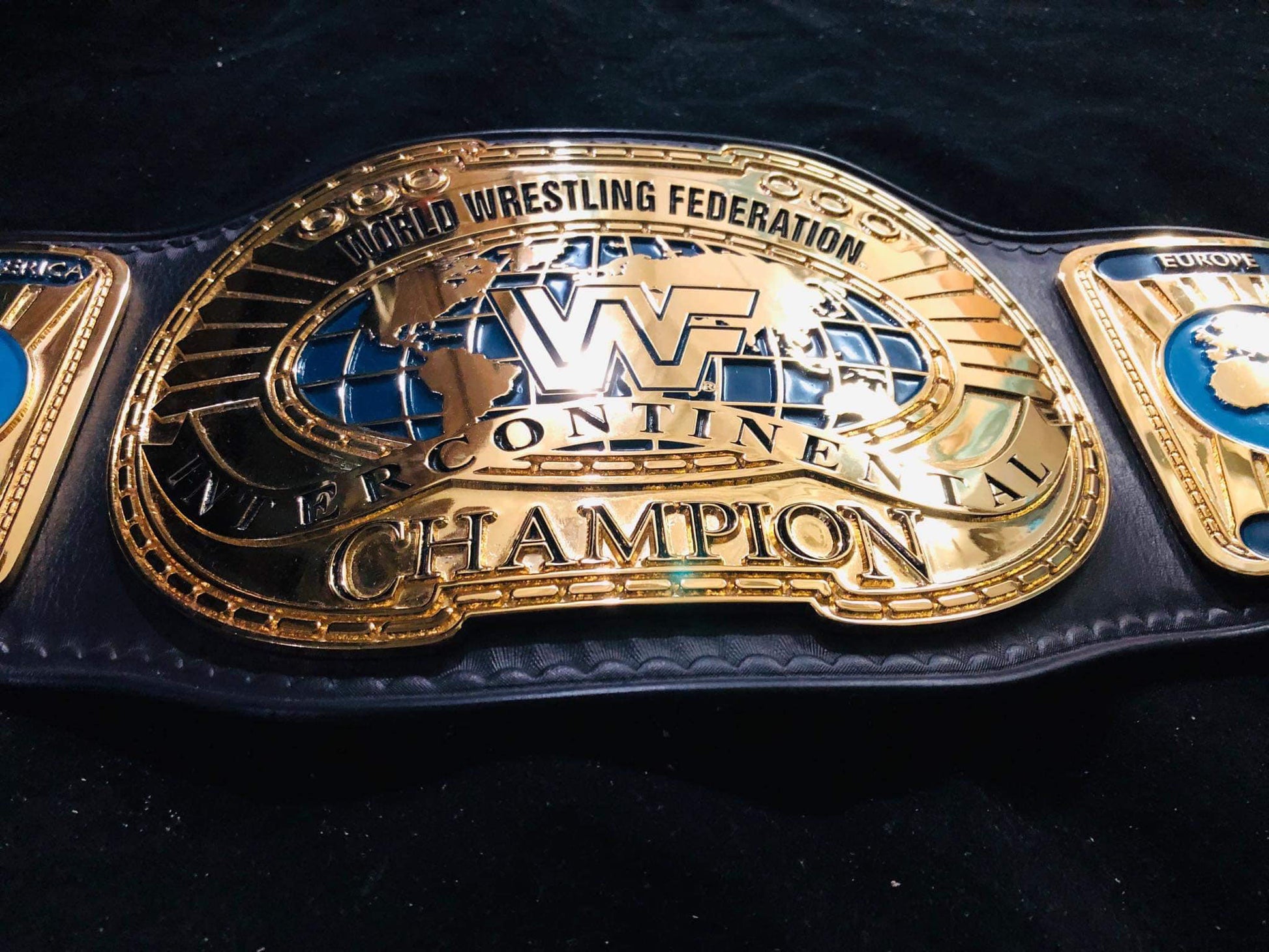 Oval Intercontinental belt (24 karate swiss gold) - Moc Belts