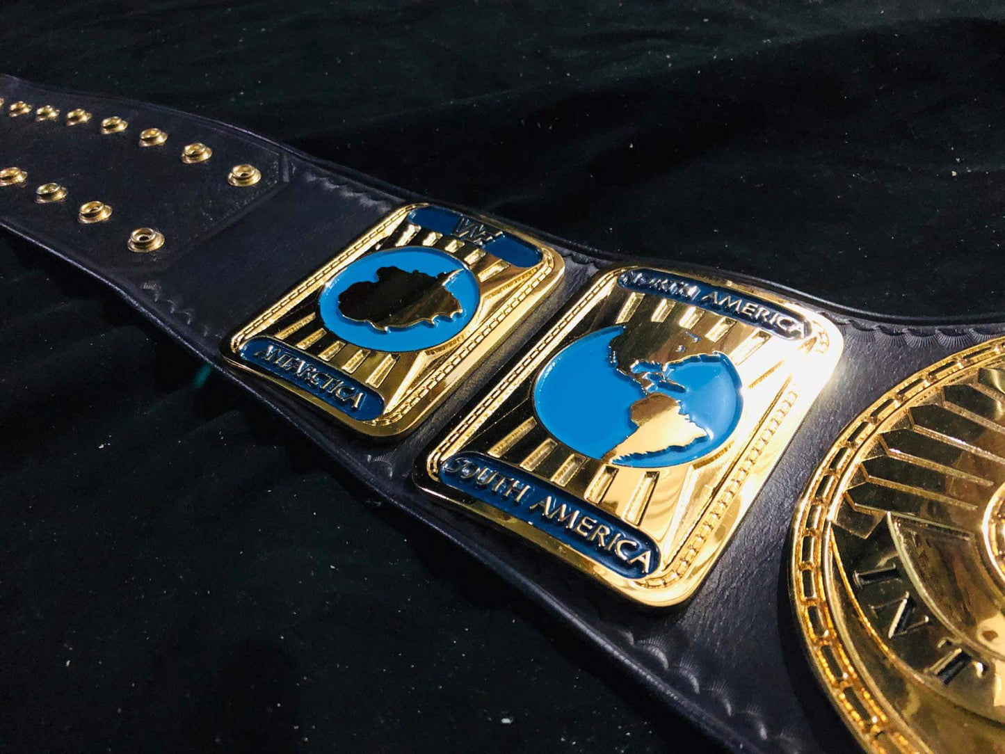 Oval Intercontinental belt (24 karate swiss gold) - Moc Belts