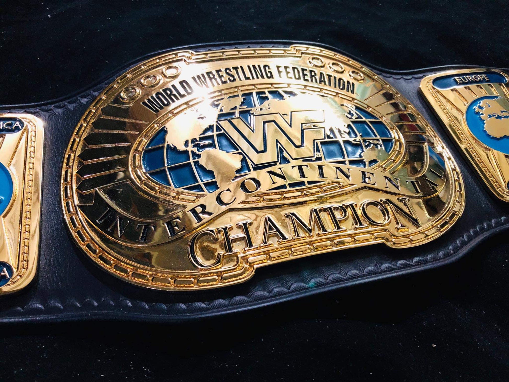 Oval Intercontinental belt (24 karate swiss gold) - Moc Belts