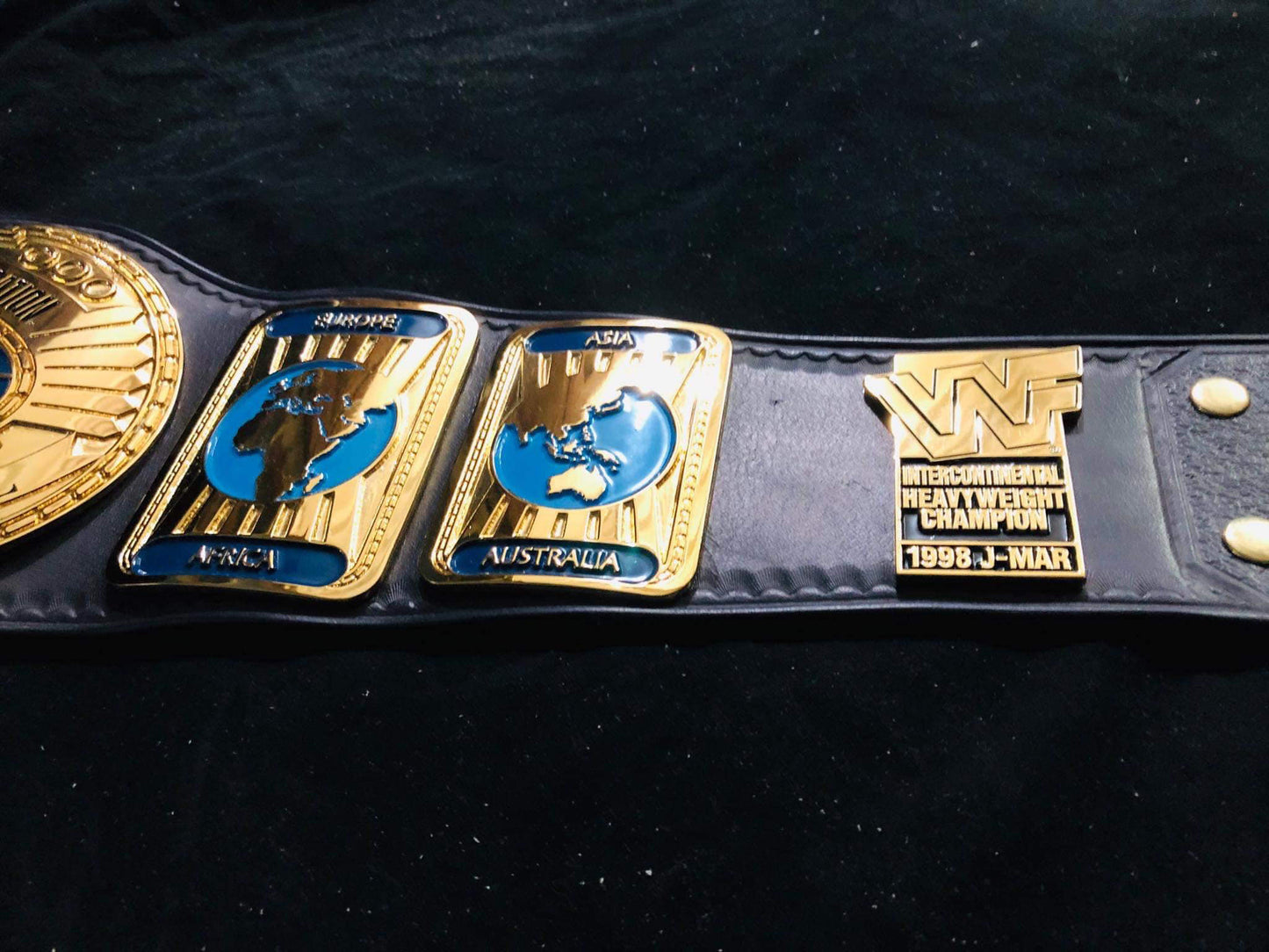 Oval Intercontinental belt (24 karate swiss gold) - Moc Belts