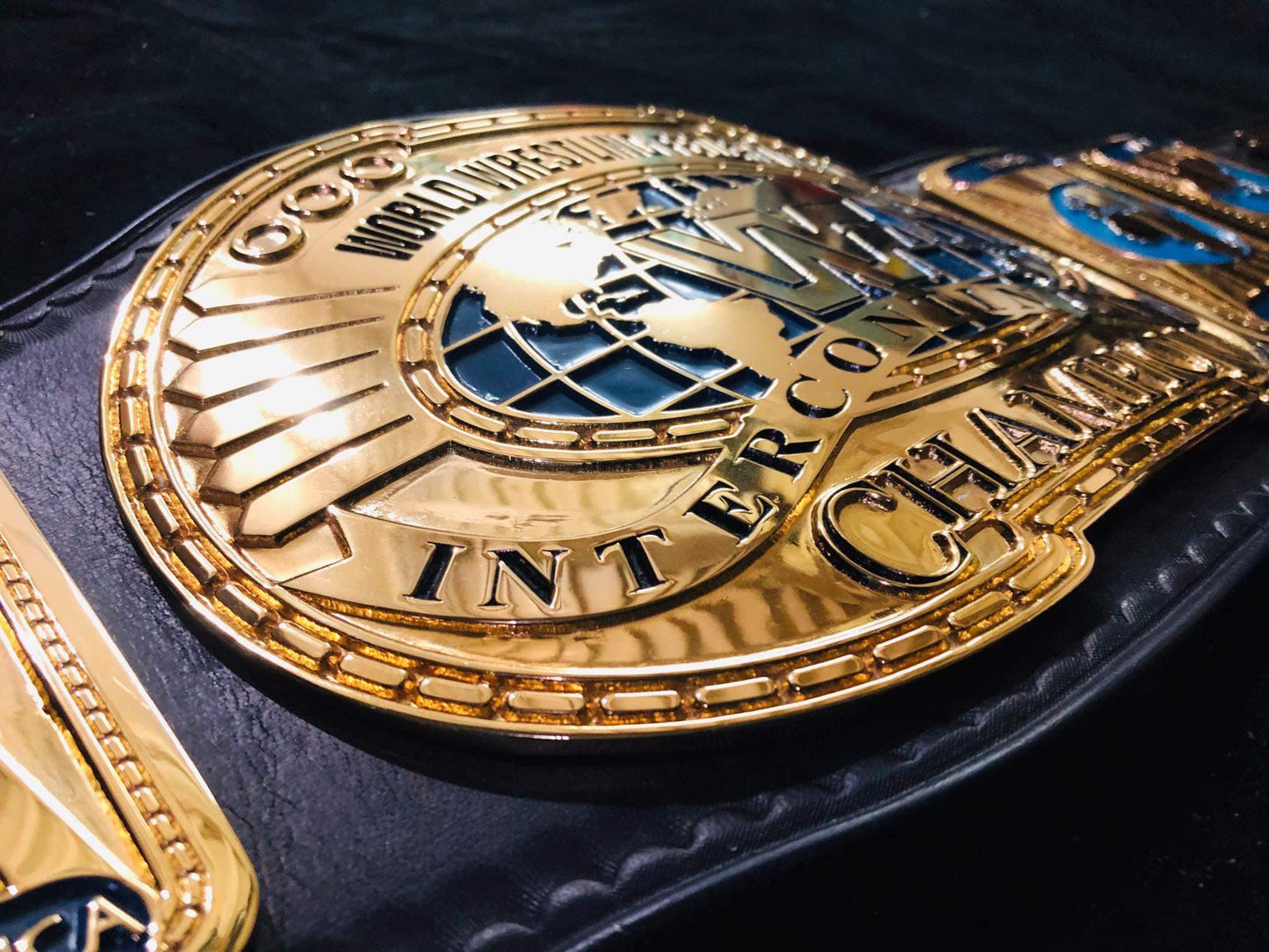 Oval Intercontinental belt (24 karate swiss gold) - Moc Belts