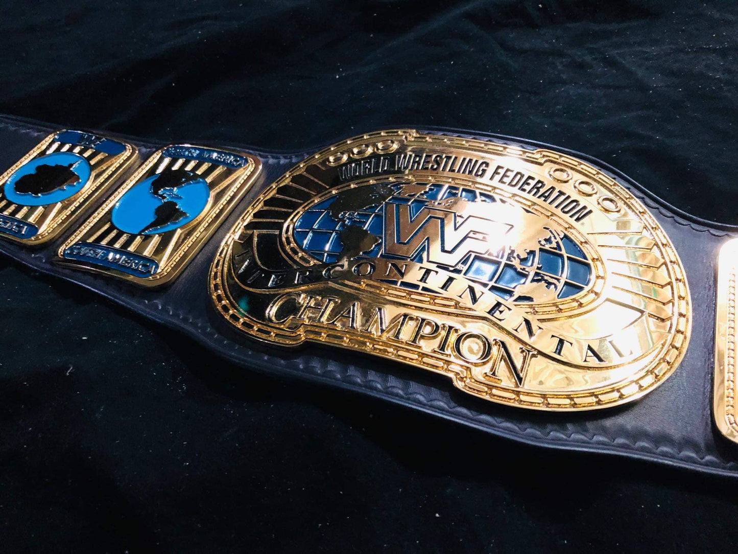 Oval Intercontinental belt (24 karate swiss gold) - Moc Belts