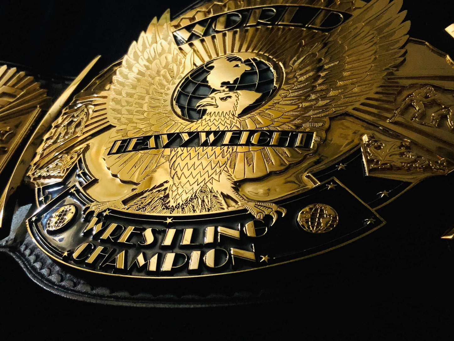 Winged Eagle Belt (Premium 24 karate gold) - Moc Belts