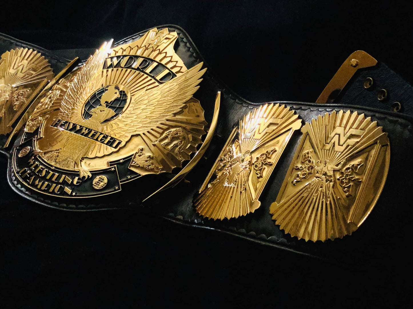 Winged Eagle Belt (Premium 24 karate gold) - Moc Belts