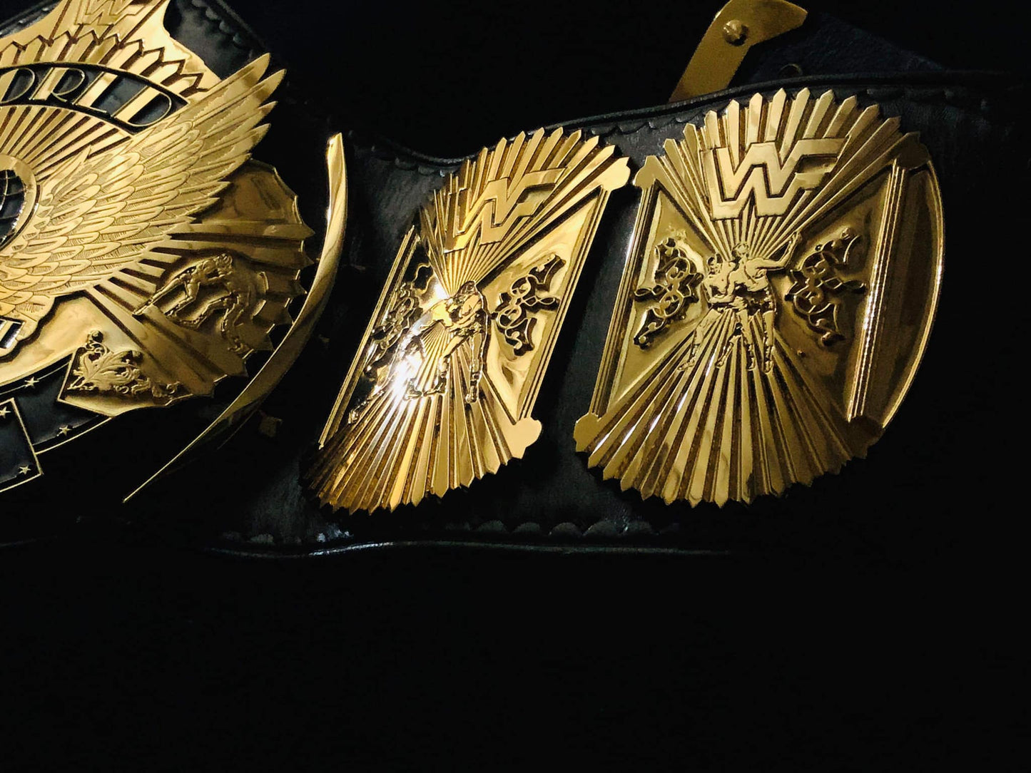 Winged Eagle Belt (Premium 24 karate gold) - Moc Belts
