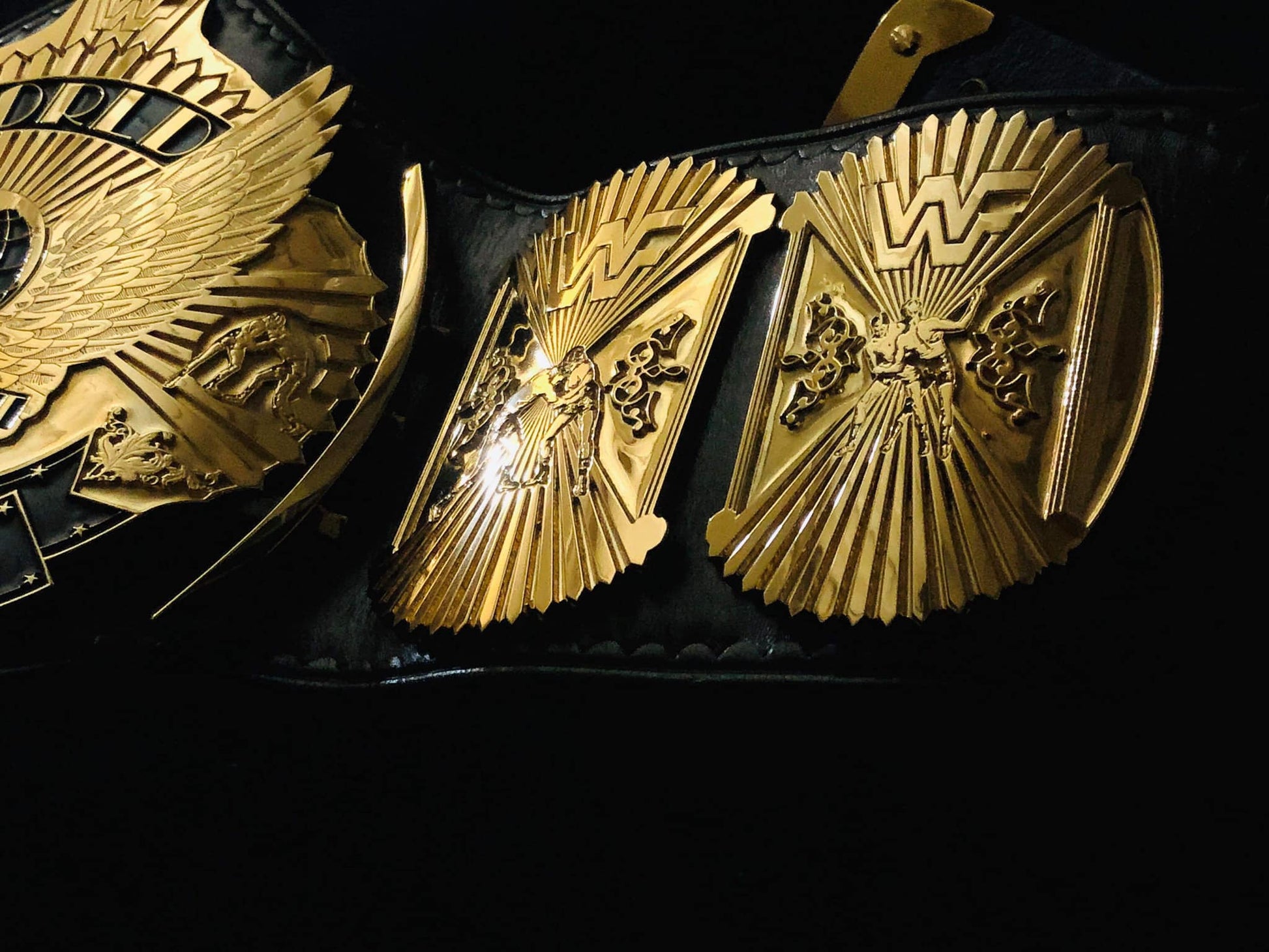 Winged Eagle Belt (Premium 24 karate gold) - Moc Belts