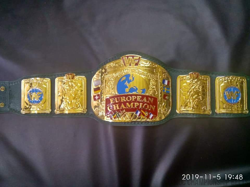 European Championship Belt - Moc Belts