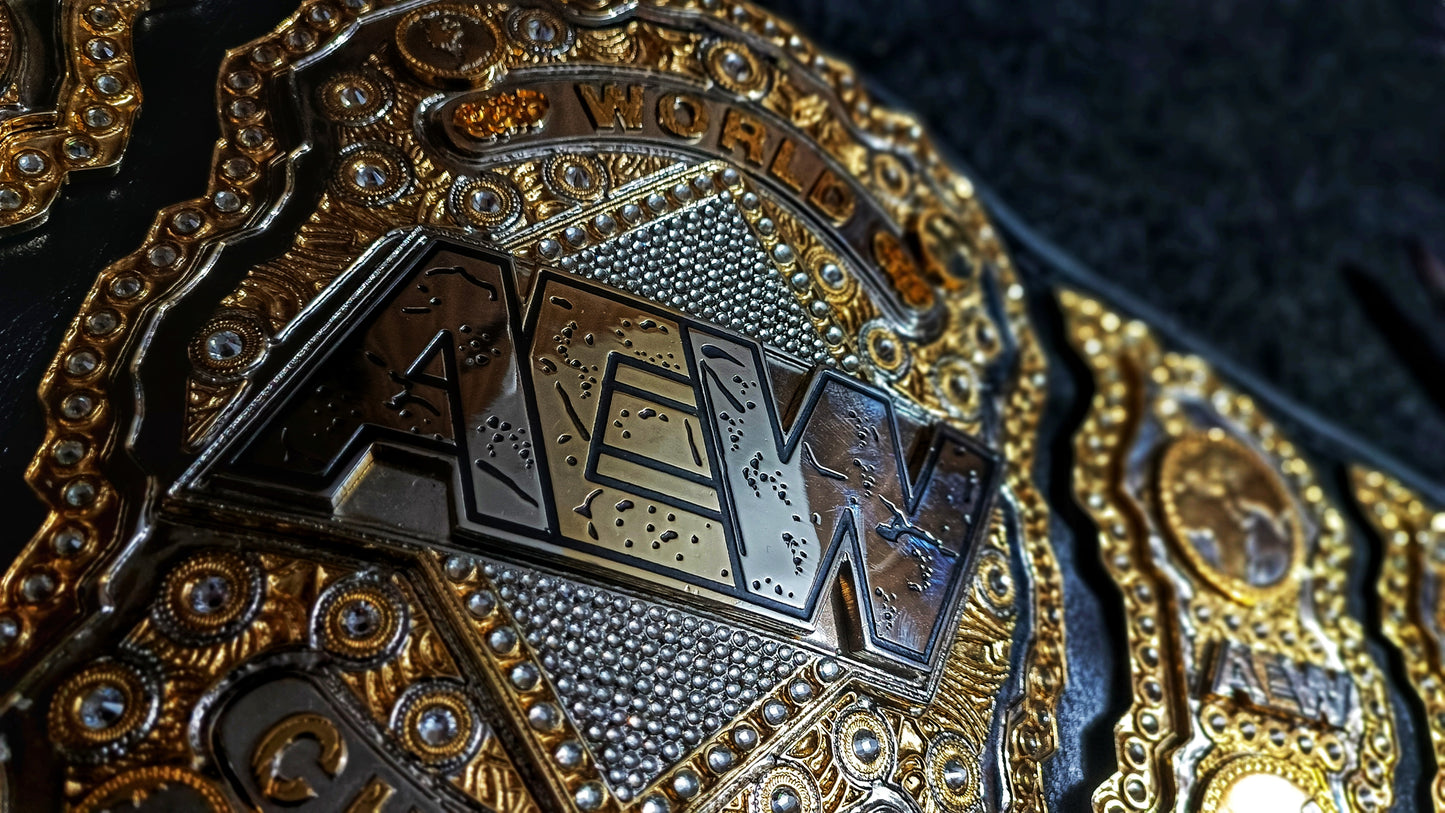AEW Heavyweight title (Upgraded TV Version) - Moc Belts