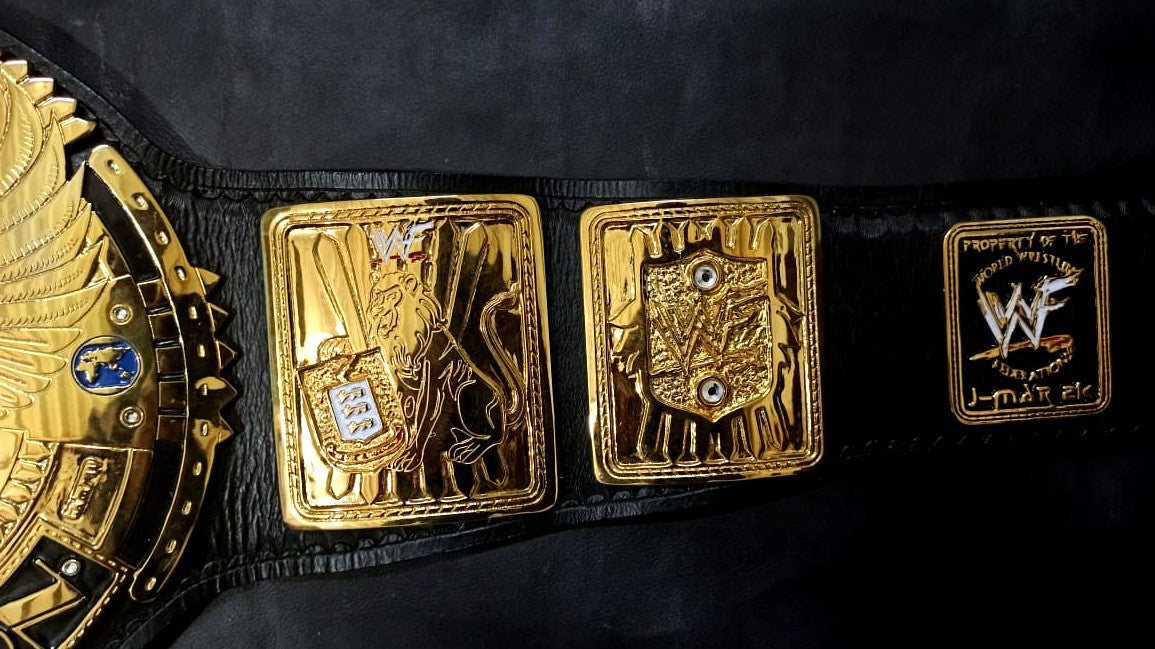 Attituded Era scratch logo title (Premium series) - Moc Belts