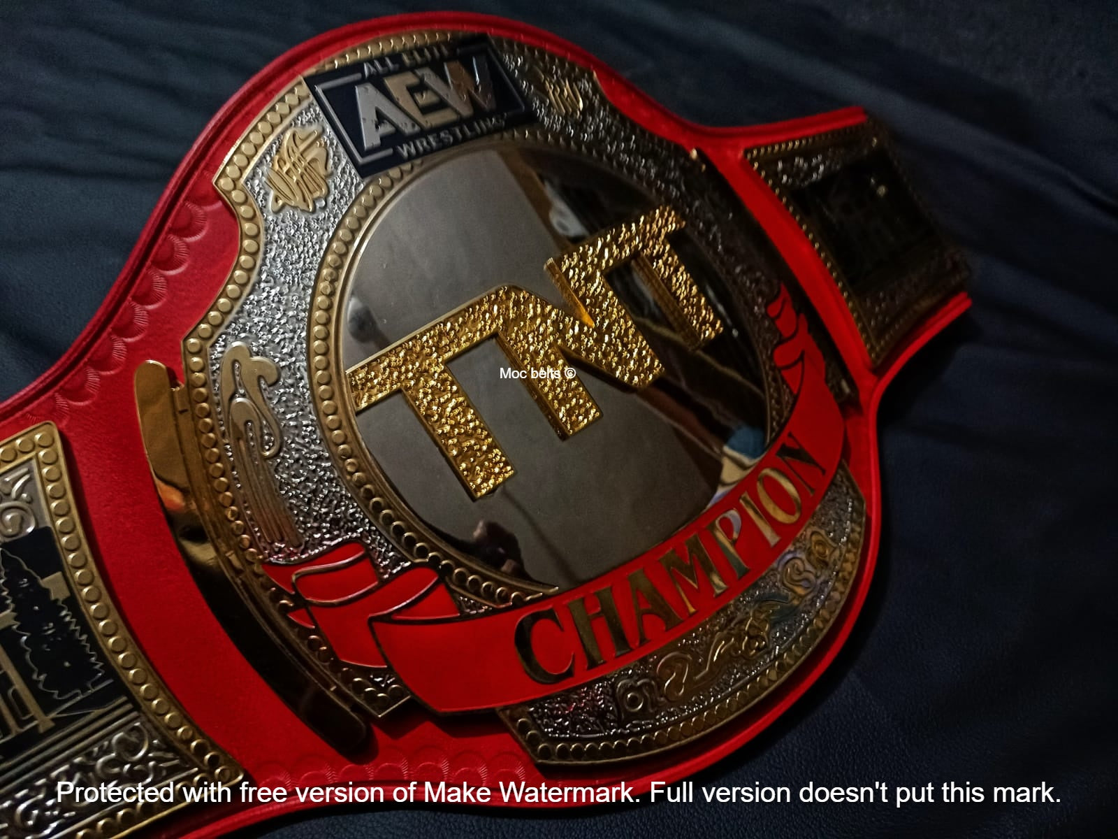 AEW TNT Heavyweight title (Red series) - Moc Belts