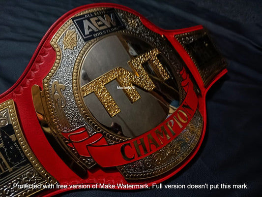AEW TNT Heavyweight title (Red series) - Moc Belts