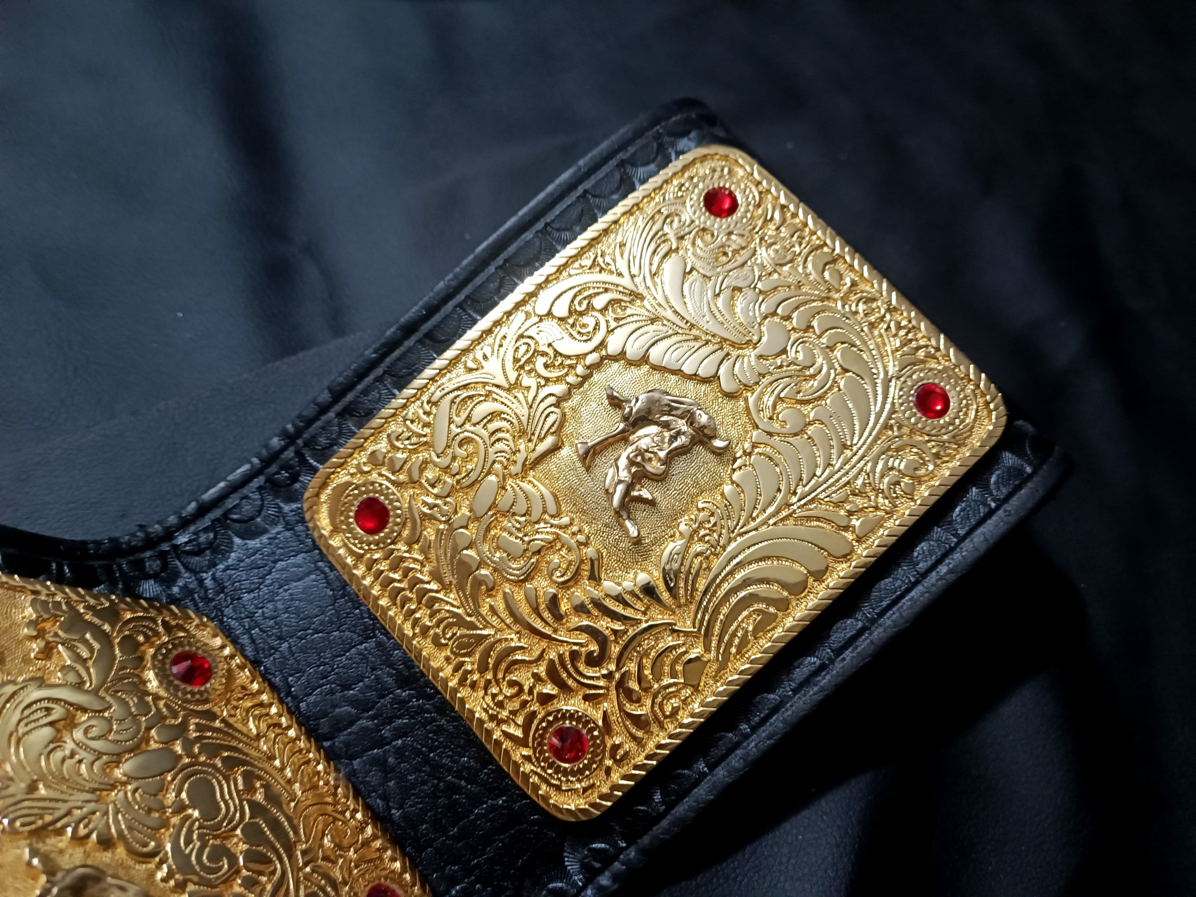 Big gold belt (24k textured version) - Moc Belts 