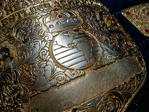 Big gold belt (24k textured version) - Moc Belts 