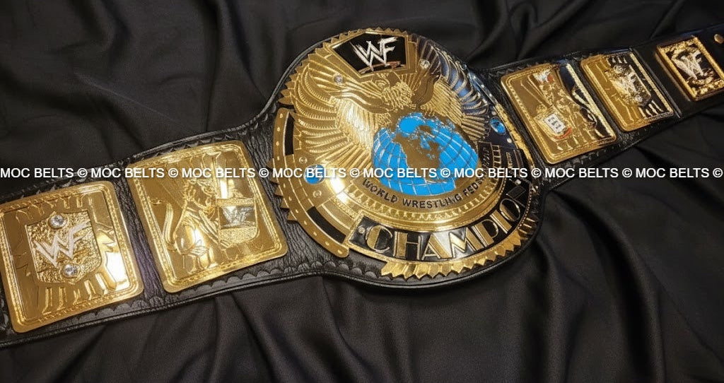WWF Big Eagle scratch logo belt (Premium) - Moc Belts 