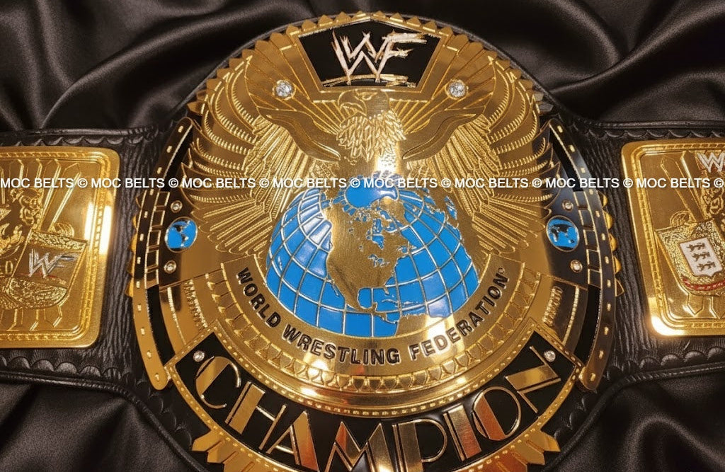 WWF Big Eagle scratch logo belt (Premium) - Moc Belts 