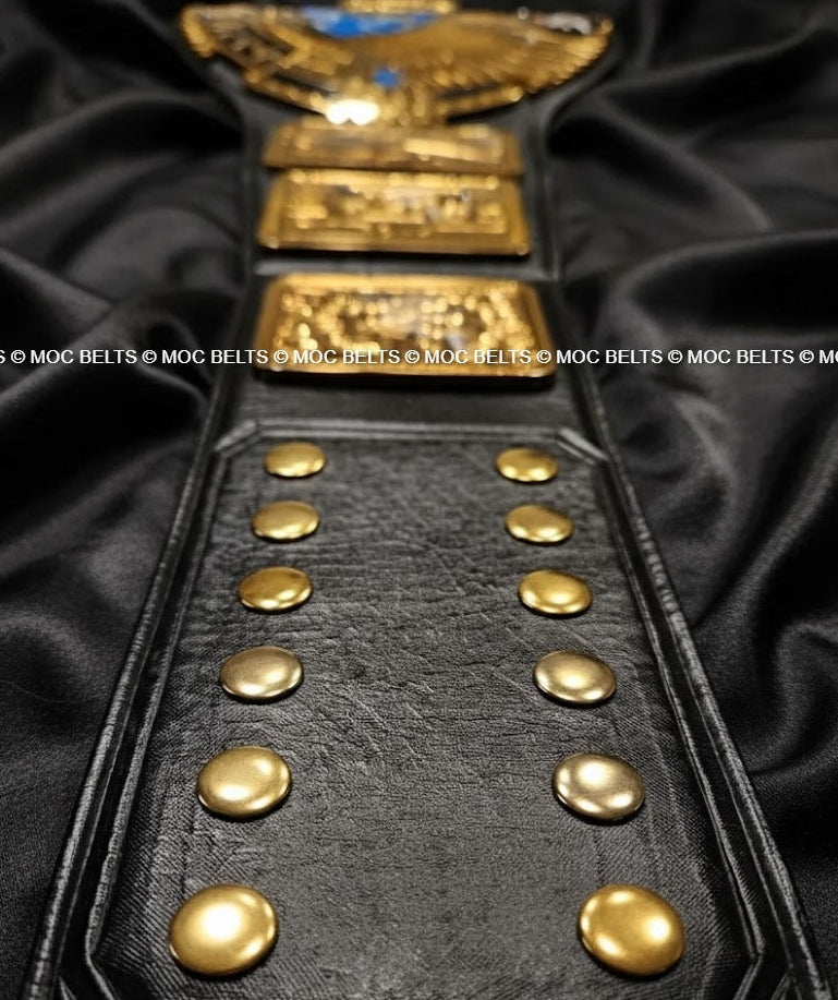 WWF Big Eagle scratch logo belt (Premium) - Moc Belts 