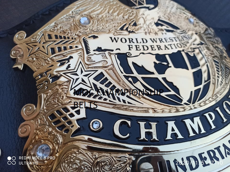 Undisputed Championship Belt (Premium 24 karate gold) - Moc Belts 
