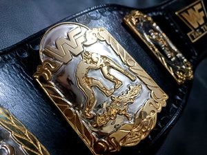 WWF tag team championship title (24k textured) - Moc Belts 