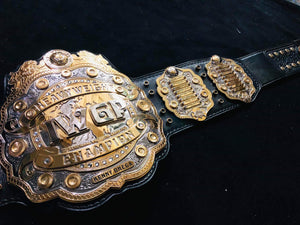 IWGP wrestling title (24k karate swiss gold) premium - Moc Belts 
