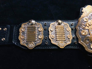 IWGP wrestling title (24k karate swiss gold) premium - Moc Belts 