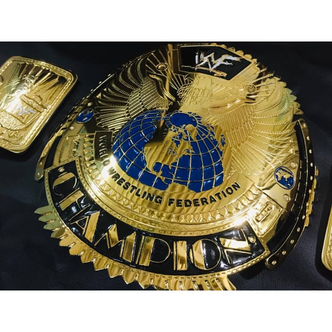 Attituded Era scratch logo title (Premium series) - Moc Belts 