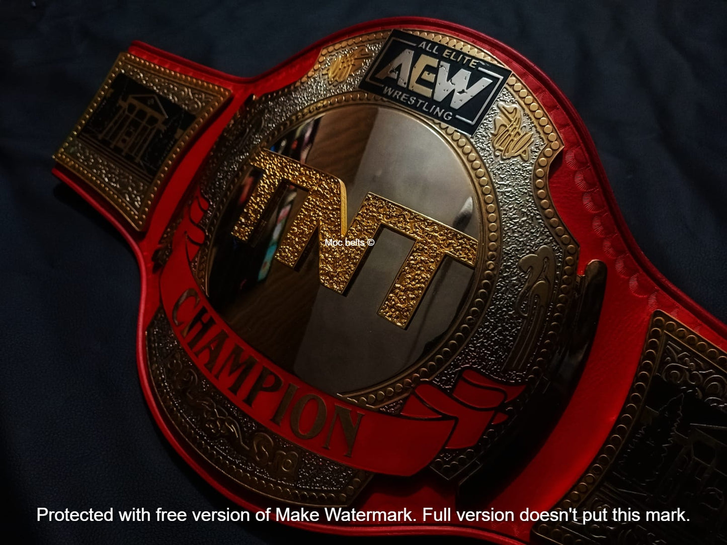 AEW TNT Heavyweight title (Red series) - Moc Belts 