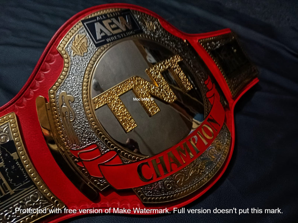 AEW TNT Heavyweight title (Red series) - Moc Belts 