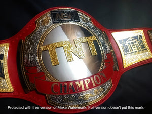 AEW TNT Heavyweight title (Red series) - Moc Belts 
