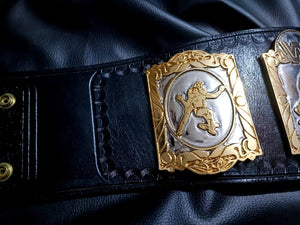 WWF tag team championship title (24k textured) - Moc Belts 