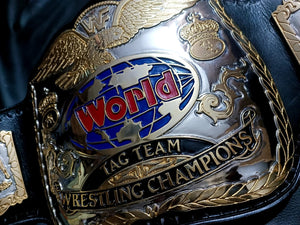 WWF tag team championship title (24k textured) - Moc Belts 