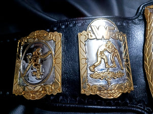 WWF tag team championship title (24k textured) - Moc Belts 